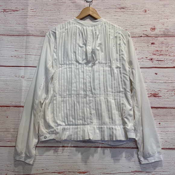 Lululemon Time To Shine Jacket in White Sz 12 - Picture 9 of 11